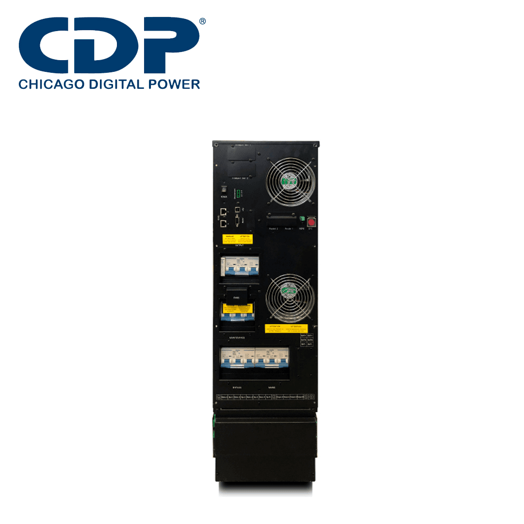 NO BREAK UPS ONLINE TRIFASICO UPO33-15HFAX CDP / 15KVA / 15KW / FACTOR DE POTENCIA 1.0 / DOBLE CONVERSION / ALTA FRECUENCIA / DISPLAY LCD / ENTRADA 208V / SALIDA 208V / 40 BATERIAS 9AH INCLUIDAS / UL / FCC / ENERGY STAR - Miniatura 3
