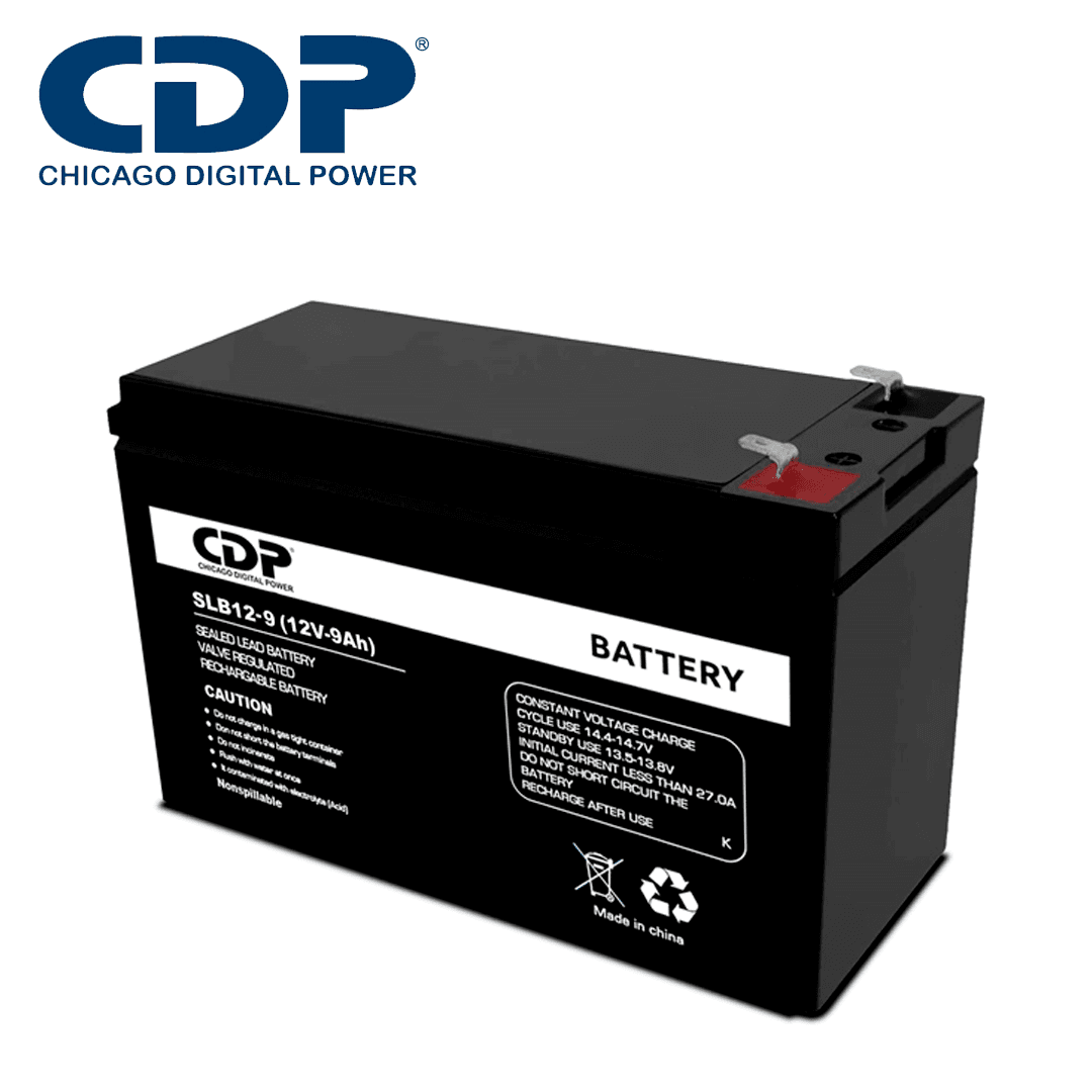 BATERIA PARA UPS SLB12-9 CDP / 12V / 9AH / PLOMO ACIDO SELLADA / LIBRE DE MANTENIMIENTO - Miniatura 2